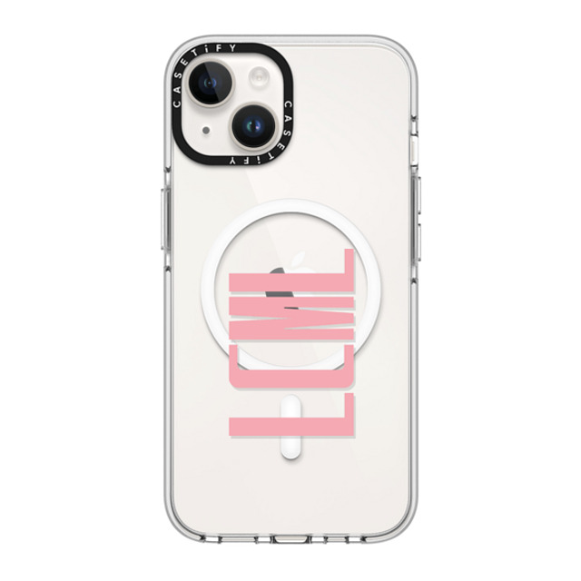 CASETiFY iPhone 14 Case Clear Clear Case MagSafe Compatible Custom Case - lcml CASETiFY iPhone 14 Case Clear Clear Case MagSafe Compatible Custom Case - lcml