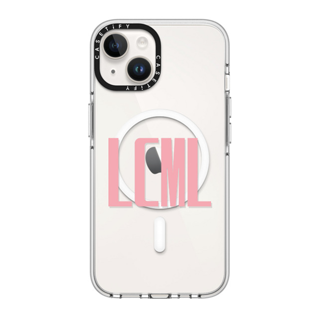 CASETiFY iPhone 14 Case Clear Clear Case MagSafe Compatible Custom Case - LCML CASETiFY iPhone 14 Case Clear Clear Case MagSafe Compatible Custom Case - LCML