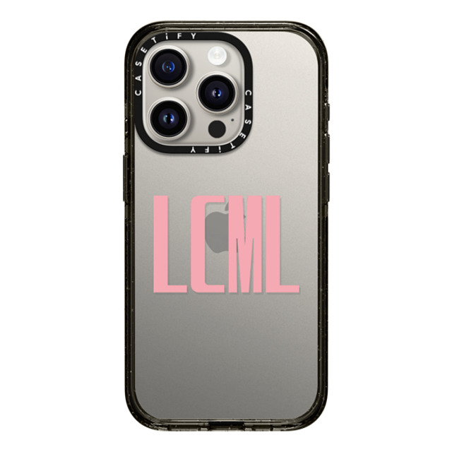 CASETiFY iPhone 15 Pro Case Black Impact Case Custom Case - LCML CASETiFY iPhone 15 Pro Case Black Impact Case Custom Case - LCML