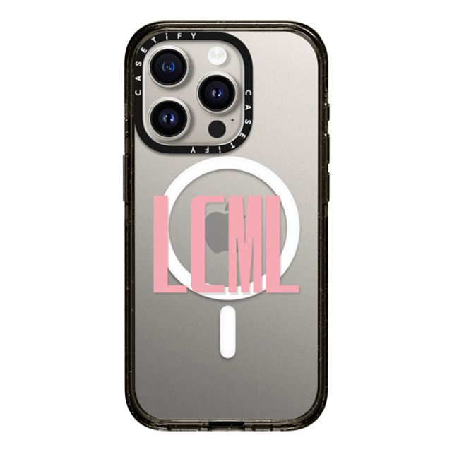 CASETiFY iPhone 15 Pro Case Black Impact Case MagSafe Compatible Custom Case - LCML CASETiFY iPhone 15 Pro Case Black Impact Case MagSafe Compatible Custom Case - LCML