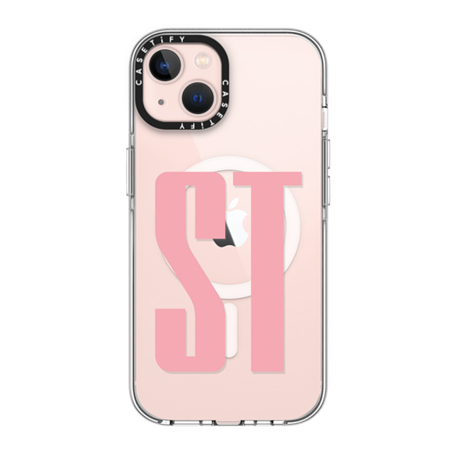 CASETiFY iPhone 13 ケース クリア クリア ケース MagSafe対応 Custom Case - ST CASETiFY iPhone 13 ケース クリア クリア ケース MagSafe対応 Custom Case - ST