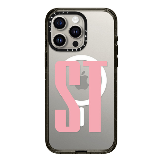 CASETiFY iPhone 15 Pro Max Case Black Impact Case MagSafe Compatible Custom Case - ST CASETiFY iPhone 15 Pro Max Case Black Impact Case MagSafe Compatible Custom Case - ST