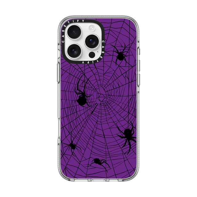 CASETiFY iPhone 16 Pro Max ケース クリア クリア ケース MagSafe対応 Spider Webs lara torrance