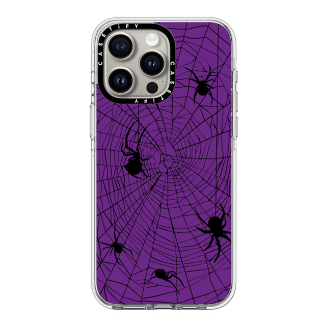 CASETiFY iPhone 15 Pro Max ケース クリア クリア ケース MagSafe対応 Spider Webs lara torrance