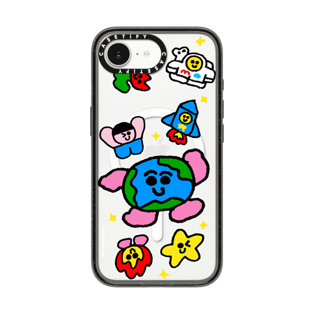 Maitoparta x CASETiFY iPhone 16e Case Cartoon Black Impact Case MagSafe Compatible SPACE Back to School Maitoparta x CASETiFY iPhone 16e Case Cartoon Black Impact Case MagSafe Compatible SPACE Back to School