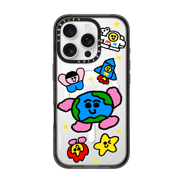 Maitoparta x CASETiFY iPhone 16 Pro Case Cartoon Black Impact Case MagSafe Compatible SPACE Back to School Maitoparta x CASETiFY iPhone 16 Pro Case Cartoon Black Impact Case MagSafe Compatible SPACE Back to School