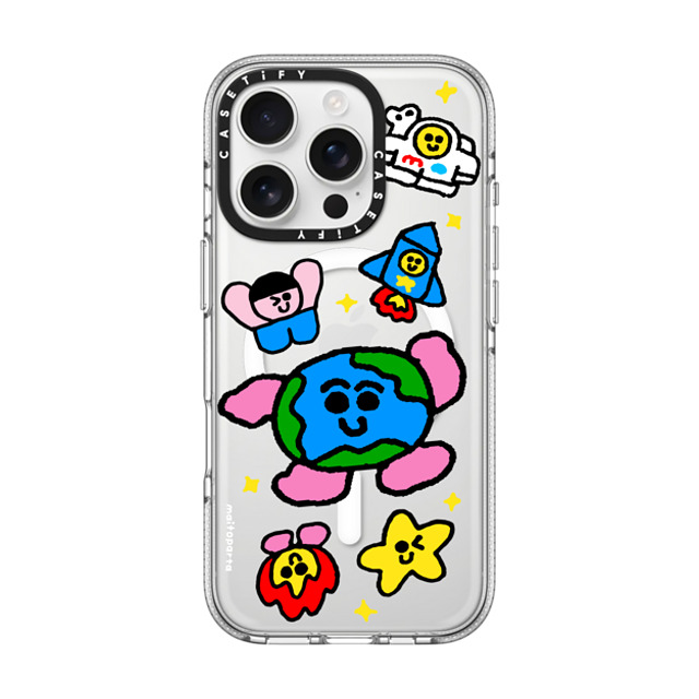 Maitoparta x CASETiFY iPhone 16 Pro Case Cartoon Clear Clear Case MagSafe Compatible SPACE Mother's Day Maitoparta x CASETiFY iPhone 16 Pro Case Cartoon Clear Clear Case MagSafe Compatible SPACE Mother's Day