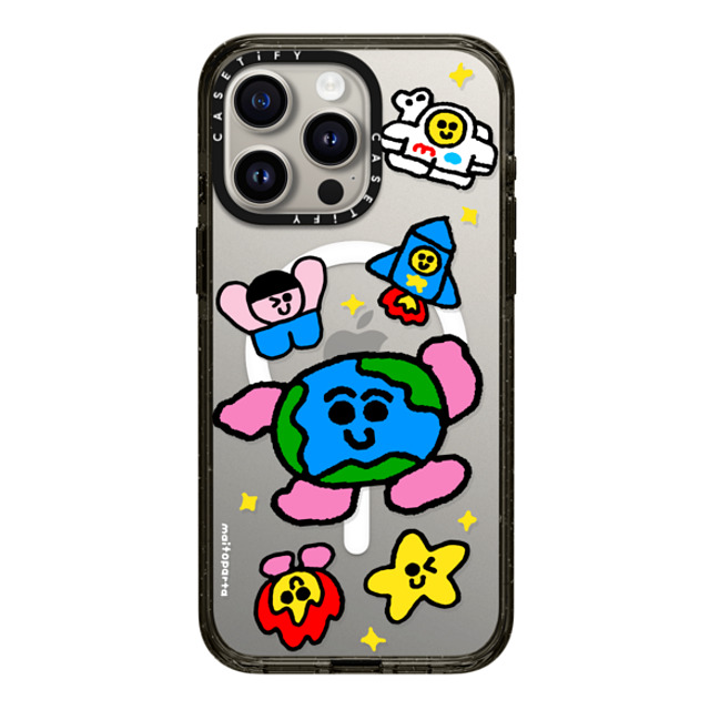 Maitoparta x CASETiFY iPhone 15 Pro Max Case Cartoon Black Impact Case MagSafe Compatible SPACE Back to School Maitoparta x CASETiFY iPhone 15 Pro Max Case Cartoon Black Impact Case MagSafe Compatible SPACE Back to School