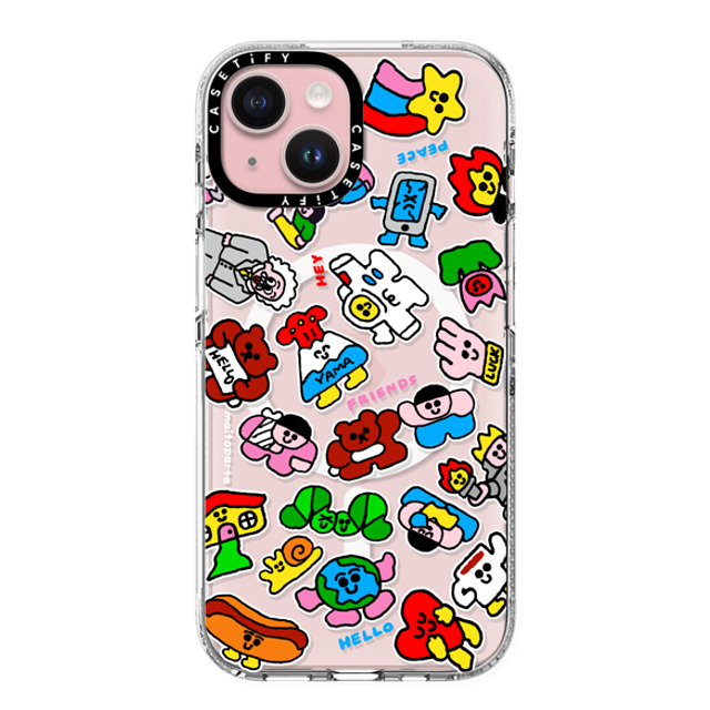 Maitoparta x CASETiFY iPhone 15 Case Cartoon,Pop Art Clear Clear Case MagSafe Compatible NEO FRIENDS Mother's Day Maitoparta x CASETiFY iPhone 15 Case Cartoon,Pop Art Clear Clear Case MagSafe Compatible NEO FRIENDS Mother's Day