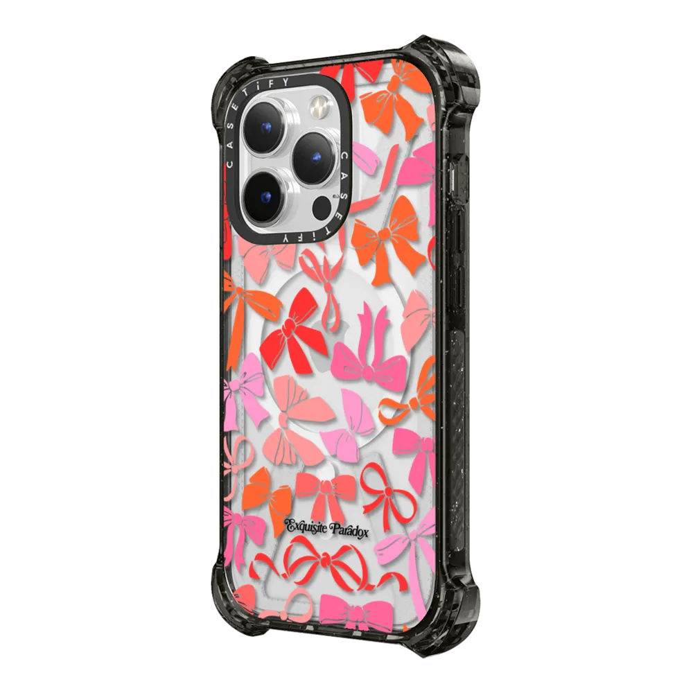 Bounce iPhone 14 Pro Max Case MagSafe Compatible - Coquette Bows Collage