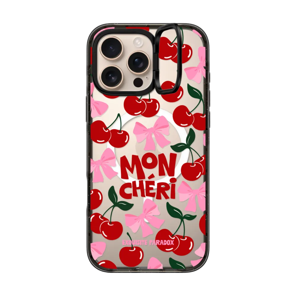 맥세이프 호환 임팩트 링 스탠드 케이스  - Mon Cheri Cherries