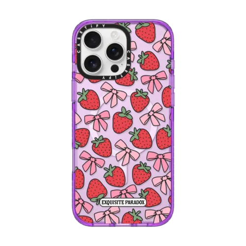 iPhone 16 Pro Max - Strawberry Bows
