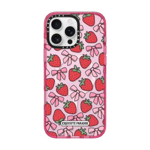 iPhone 16 Pro Max - Strawberry Bows