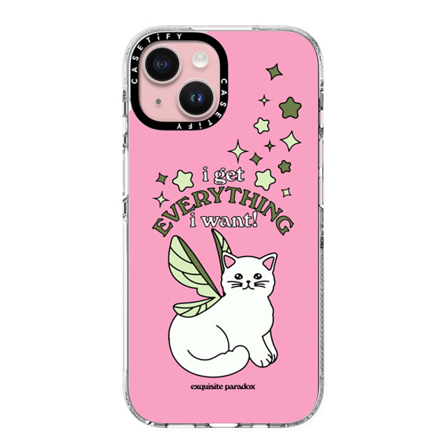 The Exquisite Paradox x CASETiFY iPhone 15 ケース Animal,Cartoon クリア クリア ケース MagSafe対応 Fairy Cat by Exquisite Paradox Father's Day The Exquisite Paradox x CASETiFY iPhone 15 ケース Animal,Cartoon クリア クリア ケース MagSafe対応 Fairy Cat by Exquisite Paradox Father's Day