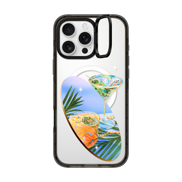 Izzy Lawrence Studio x CASETiFY iPhone 16 Pro Max Case Summer,Ocean Black インパクトリングスタンドケース MagSafe対応 Poolside Father's Day Izzy Lawrence Studio x CASETiFY iPhone 16 Pro Max Case Summer,Ocean Black インパクトリングスタンドケース MagSafe対応 Poolside Father's Day