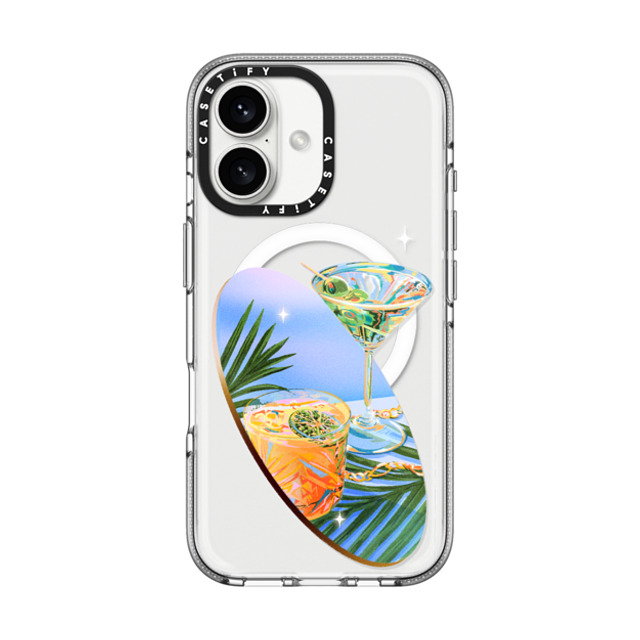 Izzy Lawrence Studio x CASETiFY iPhone 16 ケース Summer,Ocean クリア クリア ケース MagSafe対応 Poolside Father's Day Izzy Lawrence Studio x CASETiFY iPhone 16 ケース Summer,Ocean クリア クリア ケース MagSafe対応 Poolside Father's Day