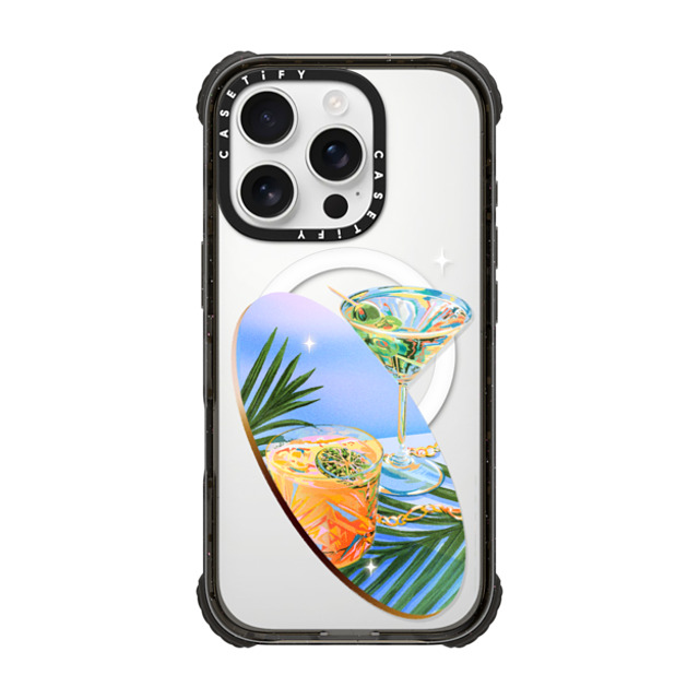 Izzy Lawrence Studio x CASETiFY iPhone 16 Pro Case Summer,Ocean Black ウルトラ インパクトケース MagSafe 対応 Poolside Father's Day Izzy Lawrence Studio x CASETiFY iPhone 16 Pro Case Summer,Ocean Black ウルトラ インパクトケース MagSafe 対応 Poolside Father's Day