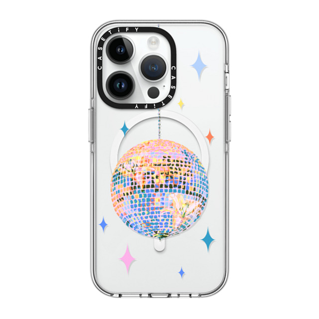 Izzy Lawrence Studio x CASETiFY iPhone 14 Pro ケース クリア クリア ケース MagSafe対応 Disco