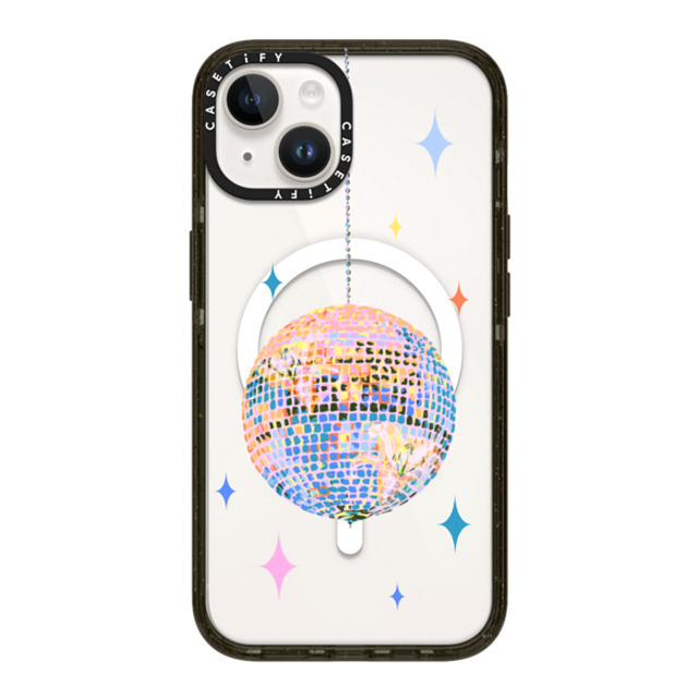 Izzy Lawrence Studio x CASETiFY iPhone 14 ケース ブラック インパクトケース MagSafe対応 Disco