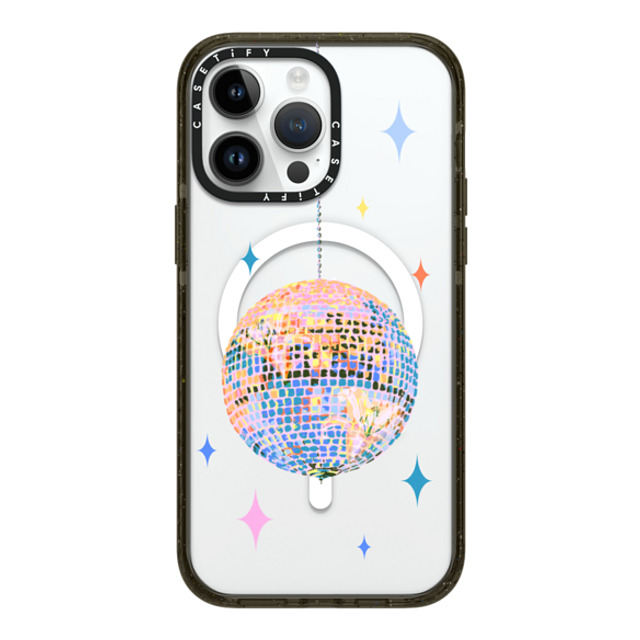 Izzy Lawrence Studio x CASETiFY iPhone 14 Pro Max ケース ブラック インパクトケース MagSafe対応 Disco