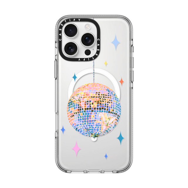 Izzy Lawrence Studio x CASETiFY iPhone 16 Pro Max ケース クリア クリア ケース MagSafe対応 Disco