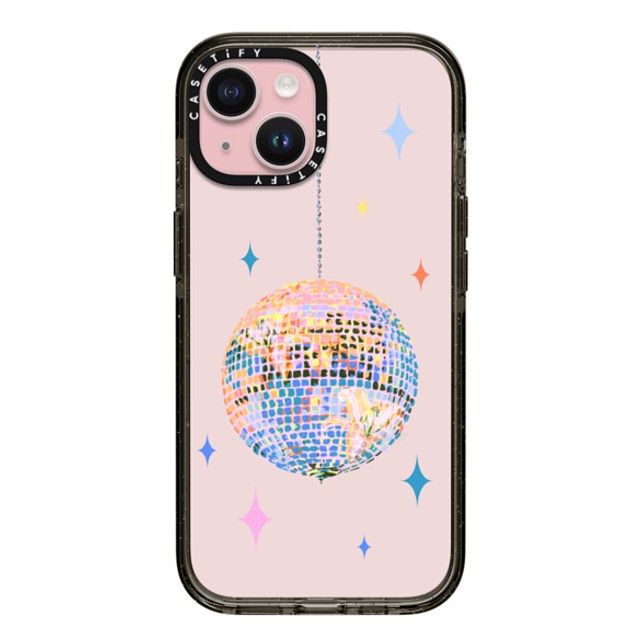 Izzy Lawrence Studio x CASETiFY iPhone 15 ケース ブラック インパクトケース Disco