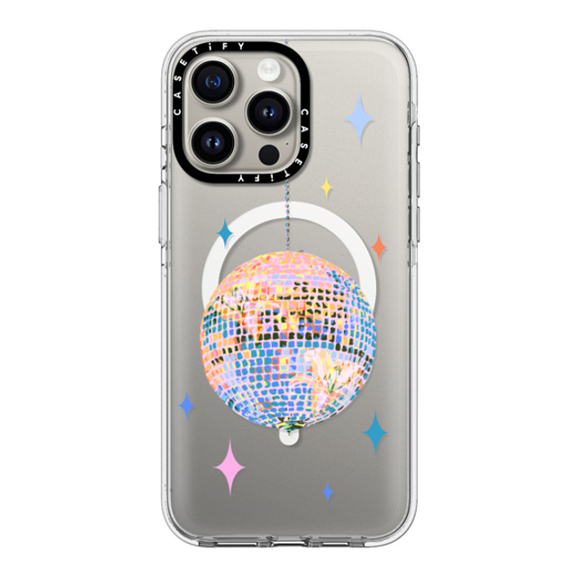 Izzy Lawrence Studio x CASETiFY iPhone 15 Pro Max ケース クリア クリア ケース MagSafe対応 Disco