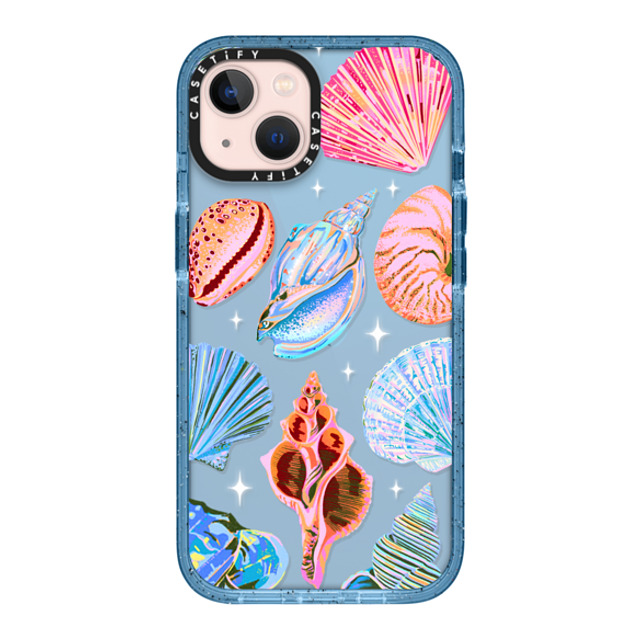 Izzy Lawrence Studio x CASETiFY iPhone 13 Case Summer,Ocean ベイビーブルー インパクトケース Seashell Mother's Day Izzy Lawrence Studio x CASETiFY iPhone 13 Case Summer,Ocean ベイビーブルー インパクトケース Seashell Mother's Day