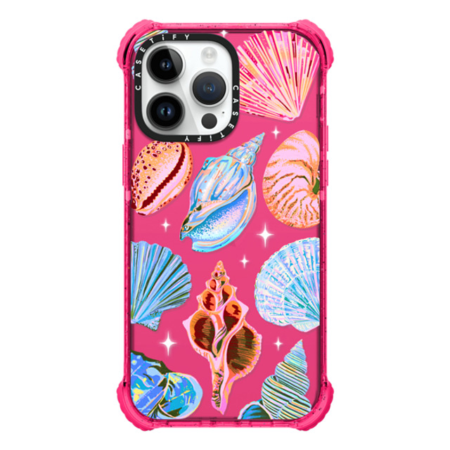 Izzy Lawrence Studio x CASETiFY iPhone 14 Pro Max ケース Bubble Gum ウルトラインパクトケース Seashell