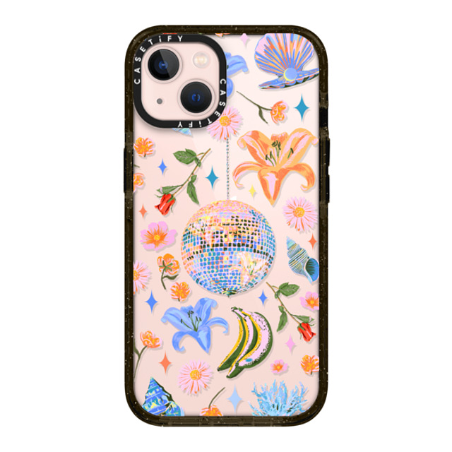 Izzy Lawrence Studio x CASETiFY iPhone 13 ケース ブラック インパクトケース Disco Magic