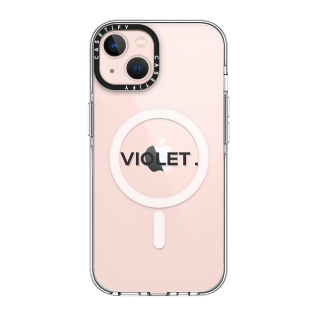CASETiFY iPhone 13 ケース クリア クリア ケース MagSafe対応 Custom Case - violet. CASETiFY iPhone 13 ケース クリア クリア ケース MagSafe対応 Custom Case - violet.
