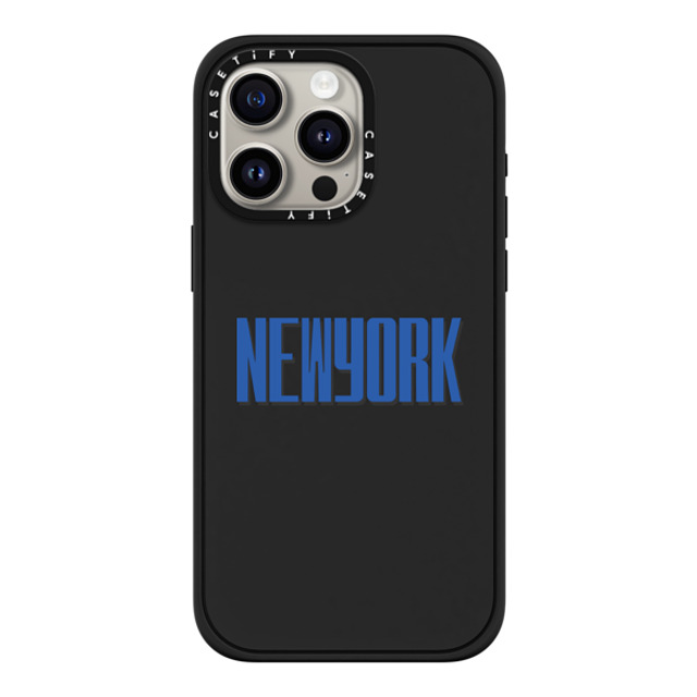 CASETiFY iPhone 15 Pro Max Case Matte Black Impact Case MagSafe Compatible Custom Case - NEWYORK CASETiFY iPhone 15 Pro Max Case Matte Black Impact Case MagSafe Compatible Custom Case - NEWYORK
