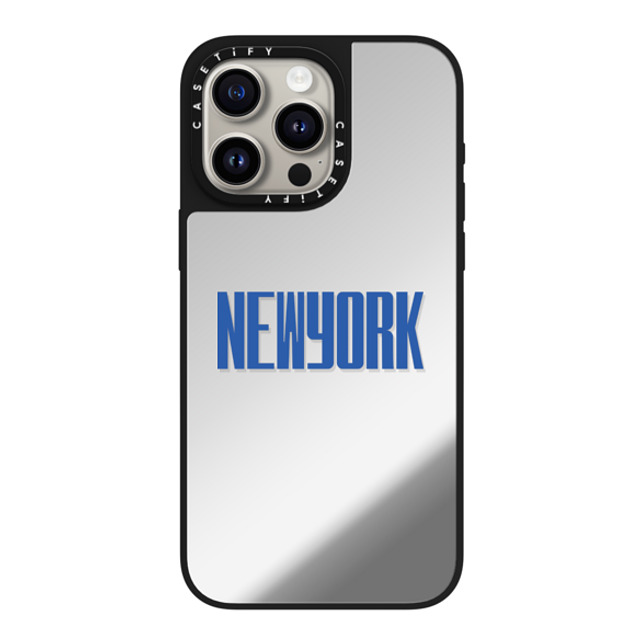 CASETiFY iPhone 15 Pro Max Case Silver on Black ミラーケース MagSafe対応 Custom Case - NEWYORK CASETiFY iPhone 15 Pro Max Case Silver on Black ミラーケース MagSafe対応 Custom Case - NEWYORK
