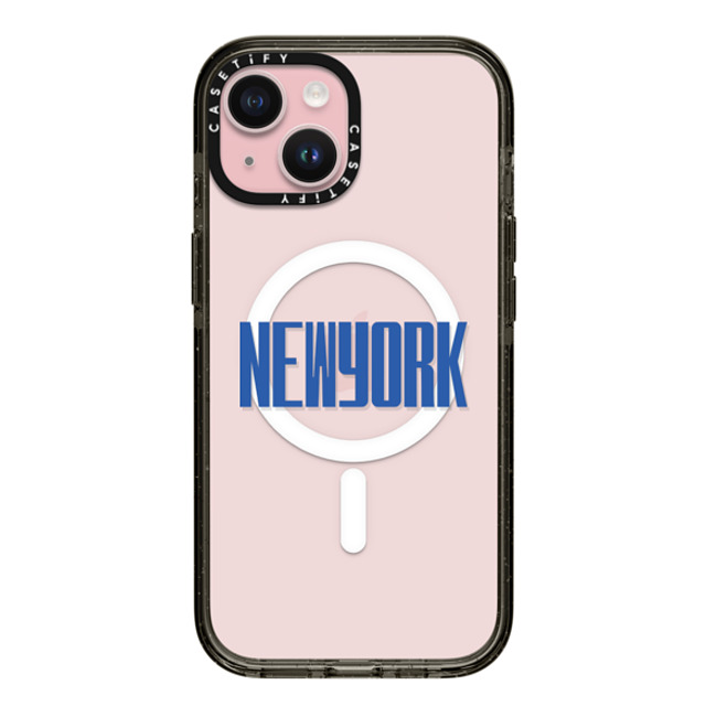 CASETiFY iPhone 15 Case Black Impact Case MagSafe Compatible Custom Case - NEWYORK CASETiFY iPhone 15 Case Black Impact Case MagSafe Compatible Custom Case - NEWYORK