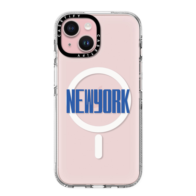 CASETiFY iPhone 15 Case Clear Clear Case MagSafe Compatible Custom Case - NEWYORK CASETiFY iPhone 15 Case Clear Clear Case MagSafe Compatible Custom Case - NEWYORK