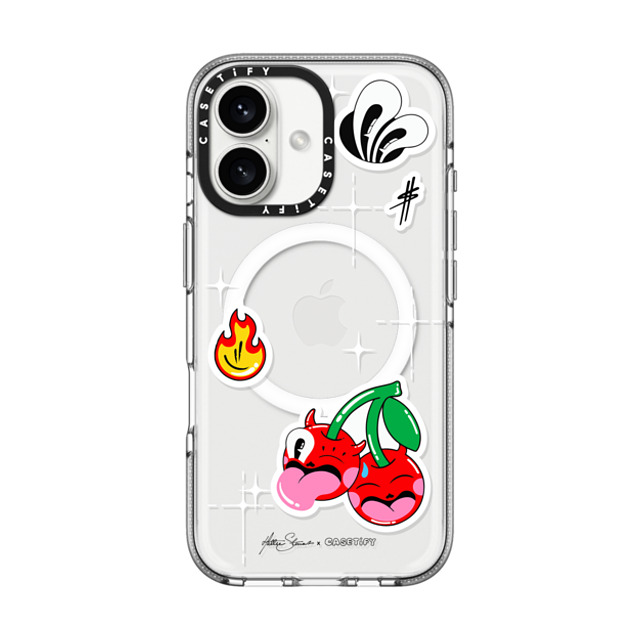 Hattie Stewart x CASETiFY iPhone 16 Case Sticker,Fruit Clear Clear Case MagSafe Compatible sticker mirror Father's Day Hattie Stewart x CASETiFY iPhone 16 Case Sticker,Fruit Clear Clear Case MagSafe Compatible sticker mirror Father's Day