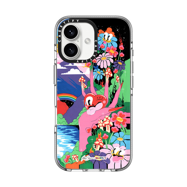 Hattie Stewart x CASETiFY iPhone 16 ケース Nature,Y2K クリア クリア ケース MagSafe対応 FANTASY Father's Day Hattie Stewart x CASETiFY iPhone 16 ケース Nature,Y2K クリア クリア ケース MagSafe対応 FANTASY Father's Day