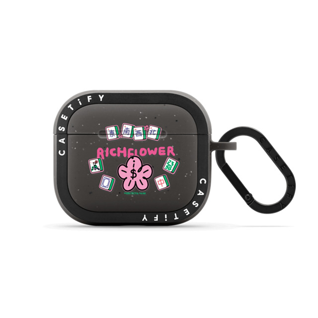 RICH FLOWER x CASETiFY AirPods(第3世代) Matte Charcoal バウンス ケース Joy and Prosperity AirPods Case Mother's Day RICH FLOWER x CASETiFY AirPods(第3世代) Matte Charcoal バウンス ケース Joy and Prosperity AirPods Case Mother's Day