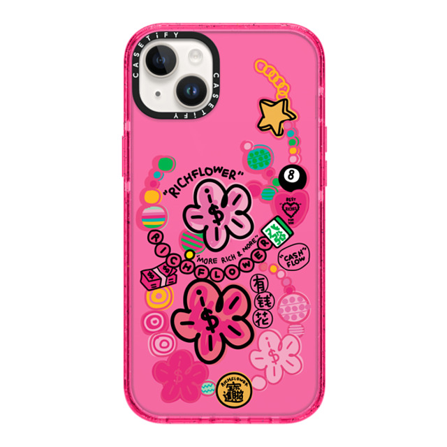 RICH FLOWER x CASETiFY iPhone 14 Plus ケース Bubble Gum インパクトケース Good Luck All Year Long Father's Day RICH FLOWER x CASETiFY iPhone 14 Plus ケース Bubble Gum インパクトケース Good Luck All Year Long Father's Day