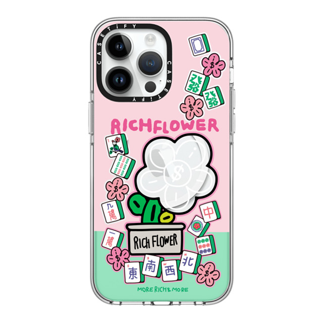 RICH FLOWER x CASETiFY iPhone 14 Pro Max ケース クリア クリア ケース MagSafe対応 Joy and Prosperity Father's Day RICH FLOWER x CASETiFY iPhone 14 Pro Max ケース クリア クリア ケース MagSafe対応 Joy and Prosperity Father's Day
