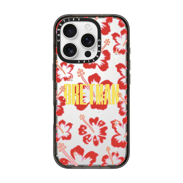CASETiFY iPhone 16 Pro Case Black Impact Case Bretman Custom Case - BRETMAN CASETiFY iPhone 16 Pro Case Black Impact Case Bretman Custom Case - BRETMAN