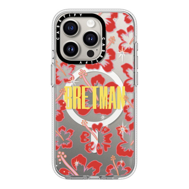 CASETiFY iPhone 15 Pro Case Clear Clear Case MagSafe Compatible Bretman Custom Case - BRETMAN CASETiFY iPhone 15 Pro Case Clear Clear Case MagSafe Compatible Bretman Custom Case - BRETMAN