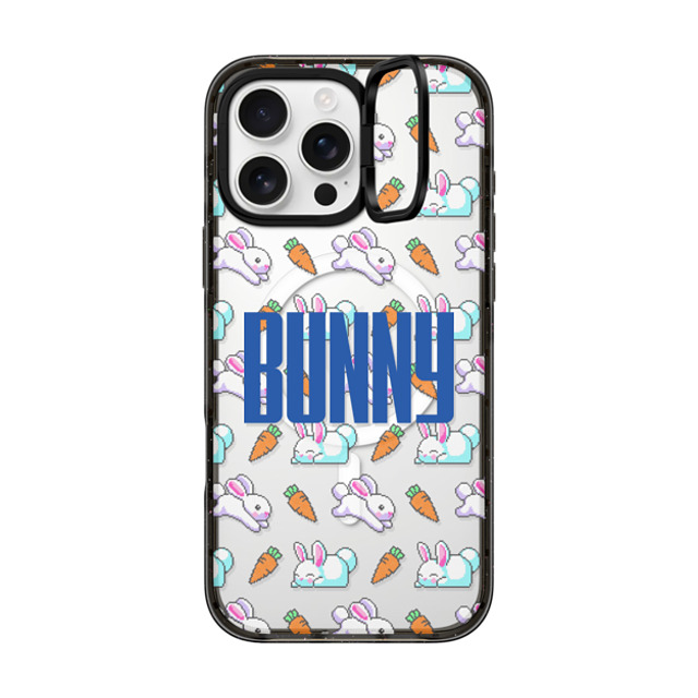 CASETiFY iPhone 16 Pro Max Case Black インパクトリングスタンドケース MagSafe対応 Bunny Carrot Custom Case CASETiFY iPhone 16 Pro Max Case Black インパクトリングスタンドケース MagSafe対応 Bunny Carrot Custom Case