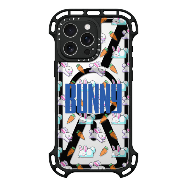 CASETiFY iPhone 16 Pro Max Case Black ウルトラ バウンスケース MagSafe対応 Bunny Carrot Custom Case CASETiFY iPhone 16 Pro Max Case Black ウルトラ バウンスケース MagSafe対応 Bunny Carrot Custom Case