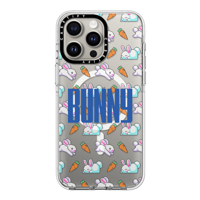 CASETiFY iPhone 15 Pro Max Case Clear Clear Case MagSafe Compatible Bunny Carrot Custom Case CASETiFY iPhone 15 Pro Max Case Clear Clear Case MagSafe Compatible Bunny Carrot Custom Case