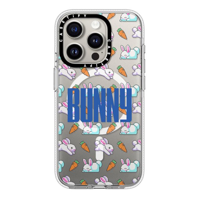 CASETiFY iPhone 15 Pro Case Clear Clear Case MagSafe Compatible Bunny Carrot Custom Case CASETiFY iPhone 15 Pro Case Clear Clear Case MagSafe Compatible Bunny Carrot Custom Case