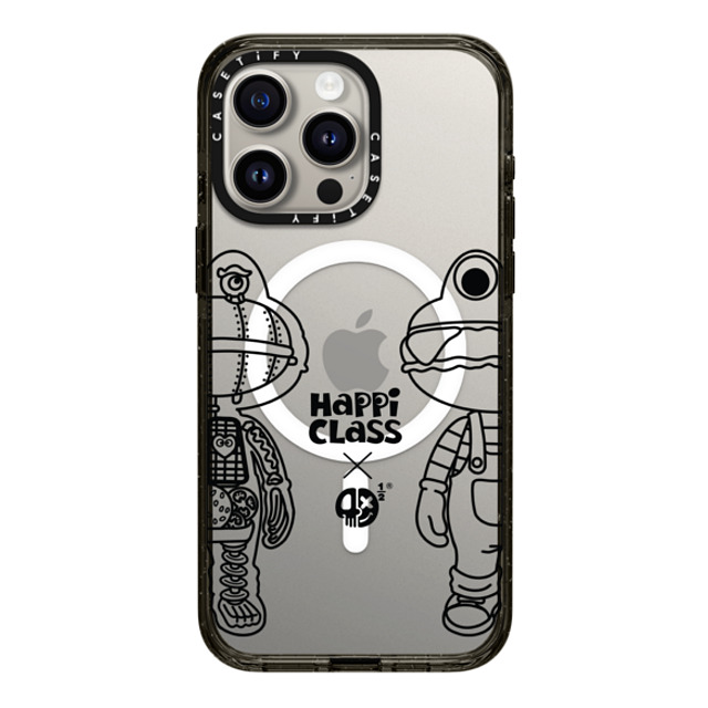HEROCROSS x CASETiFY iPhone 15 Pro Max ケース ブラック インパクトケース MagSafe対応 Happi Class X-Kun (Black) By Herocross Back to School HEROCROSS x CASETiFY iPhone 15 Pro Max ケース ブラック インパクトケース MagSafe対応 Happi Class X-Kun (Black) By Herocross Back to School