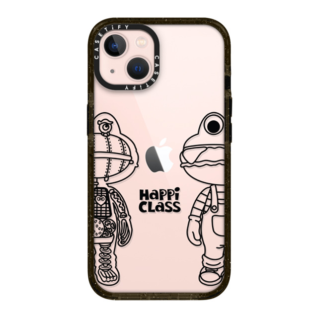 HEROCROSS x CASETiFY iPhone 13 ケース ブラック インパクトケース Happi Class X-Kun (Black) By Herocross