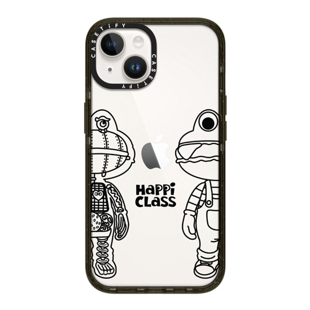 HEROCROSS x CASETiFY iPhone 14 ケース ブラック インパクトケース Happi Class X-Kun (Black) By Herocross