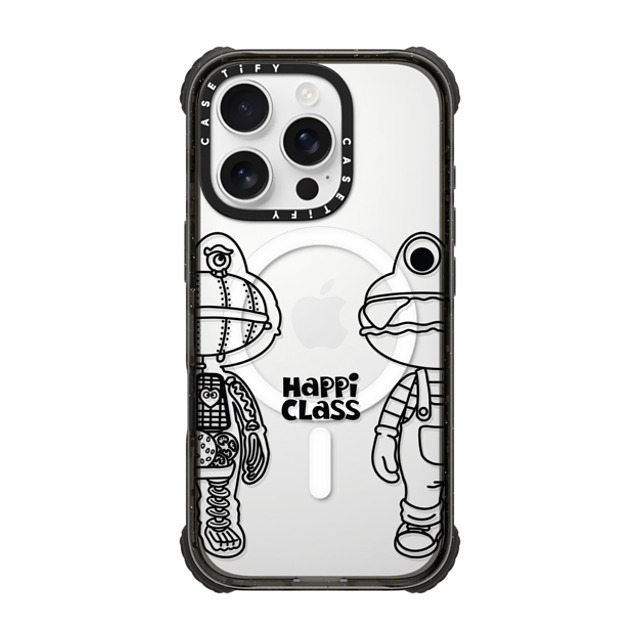 HEROCROSS x CASETiFY iPhone 16 Pro Case Black ウルトラ インパクトケース MagSafe 対応 Happi Class X-Kun (Black) By Herocross HEROCROSS x CASETiFY iPhone 16 Pro Case Black ウルトラ インパクトケース MagSafe 対応 Happi Class X-Kun (Black) By Herocross